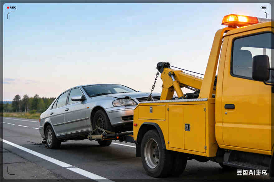 越城区拖车救援电话【案例】